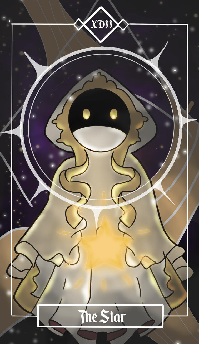 Tarot Card Artwork made for 'Artfight 2024'