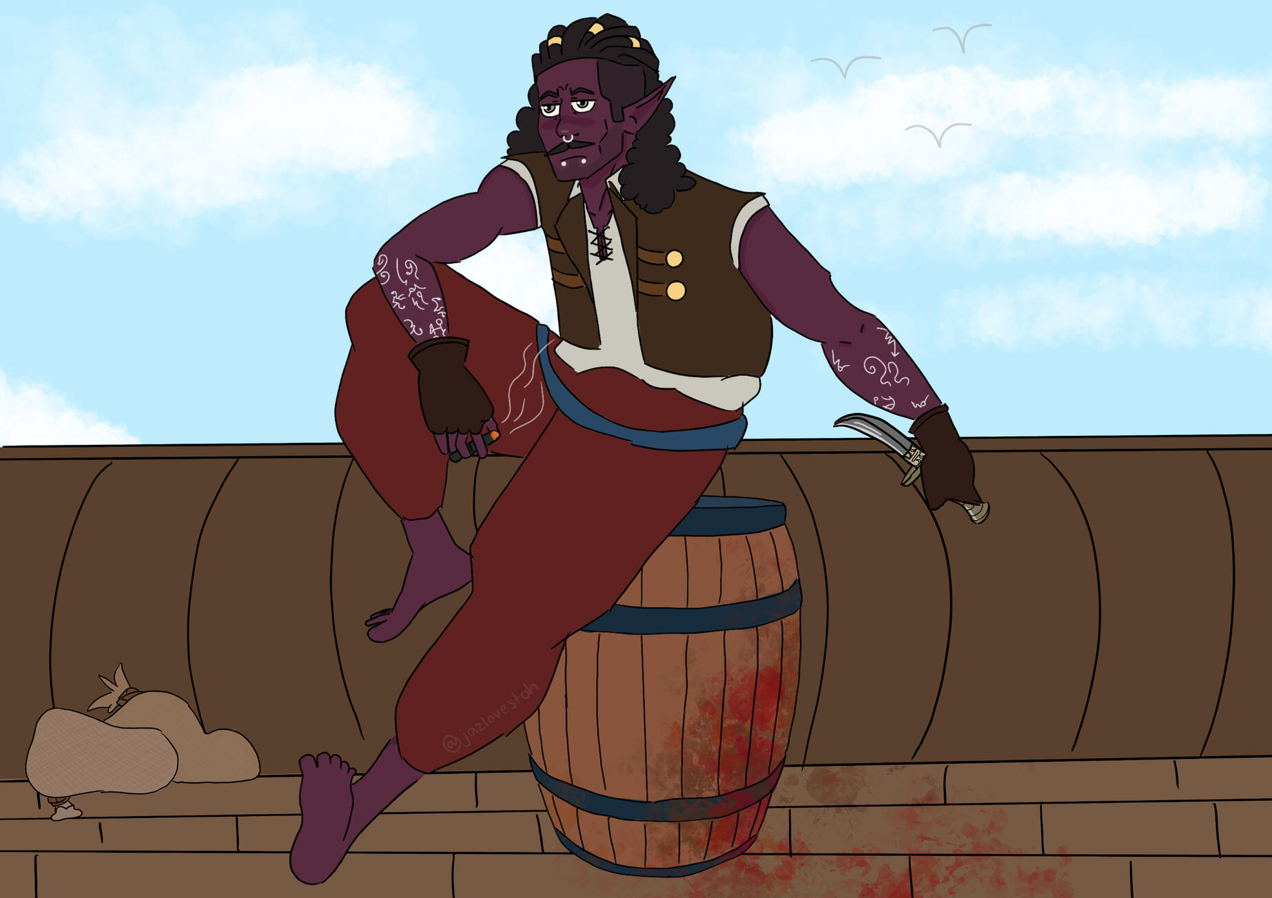 Artwork created for 'Art Fight 2024'