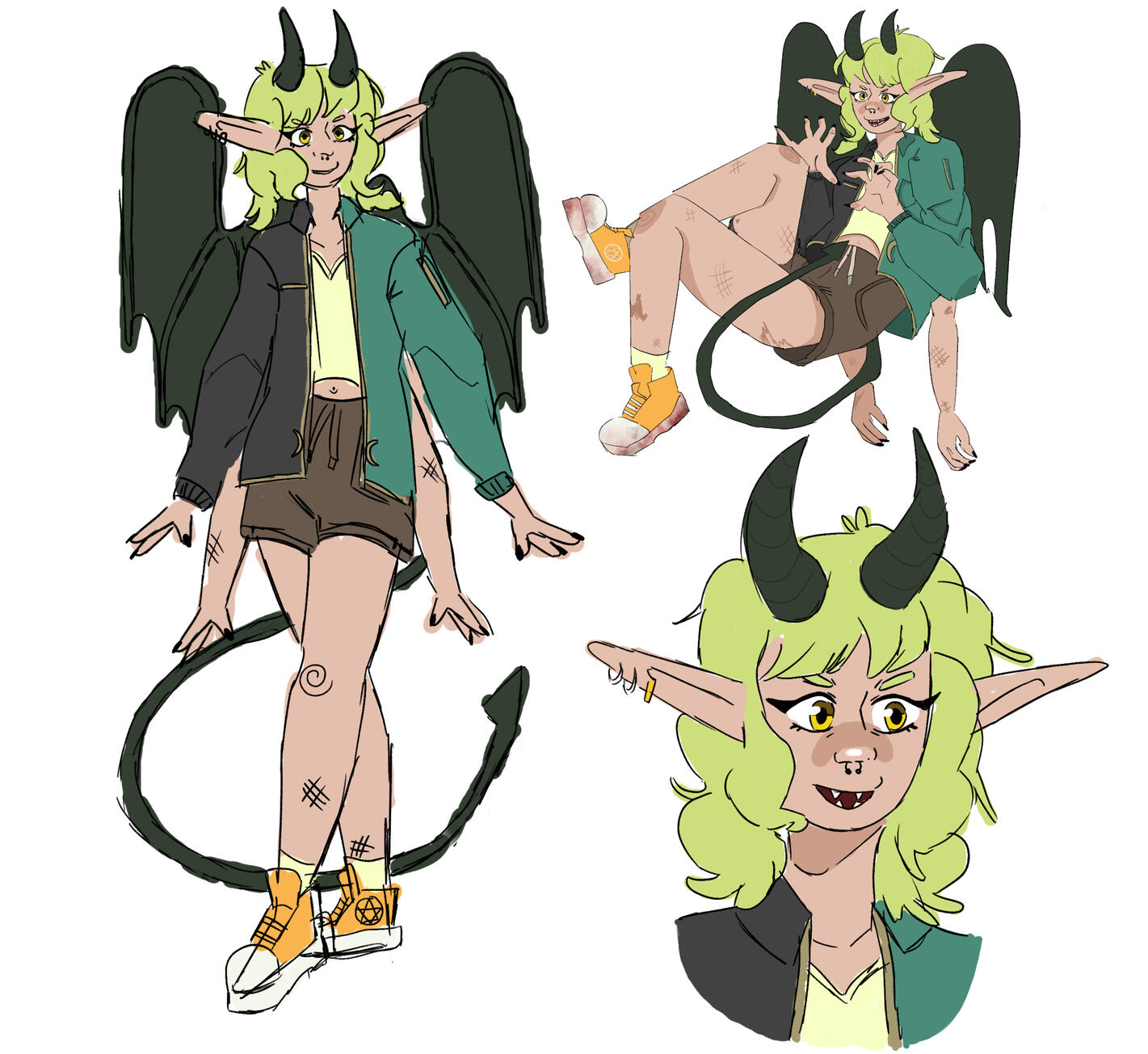 Sketches of OC 'Skara'