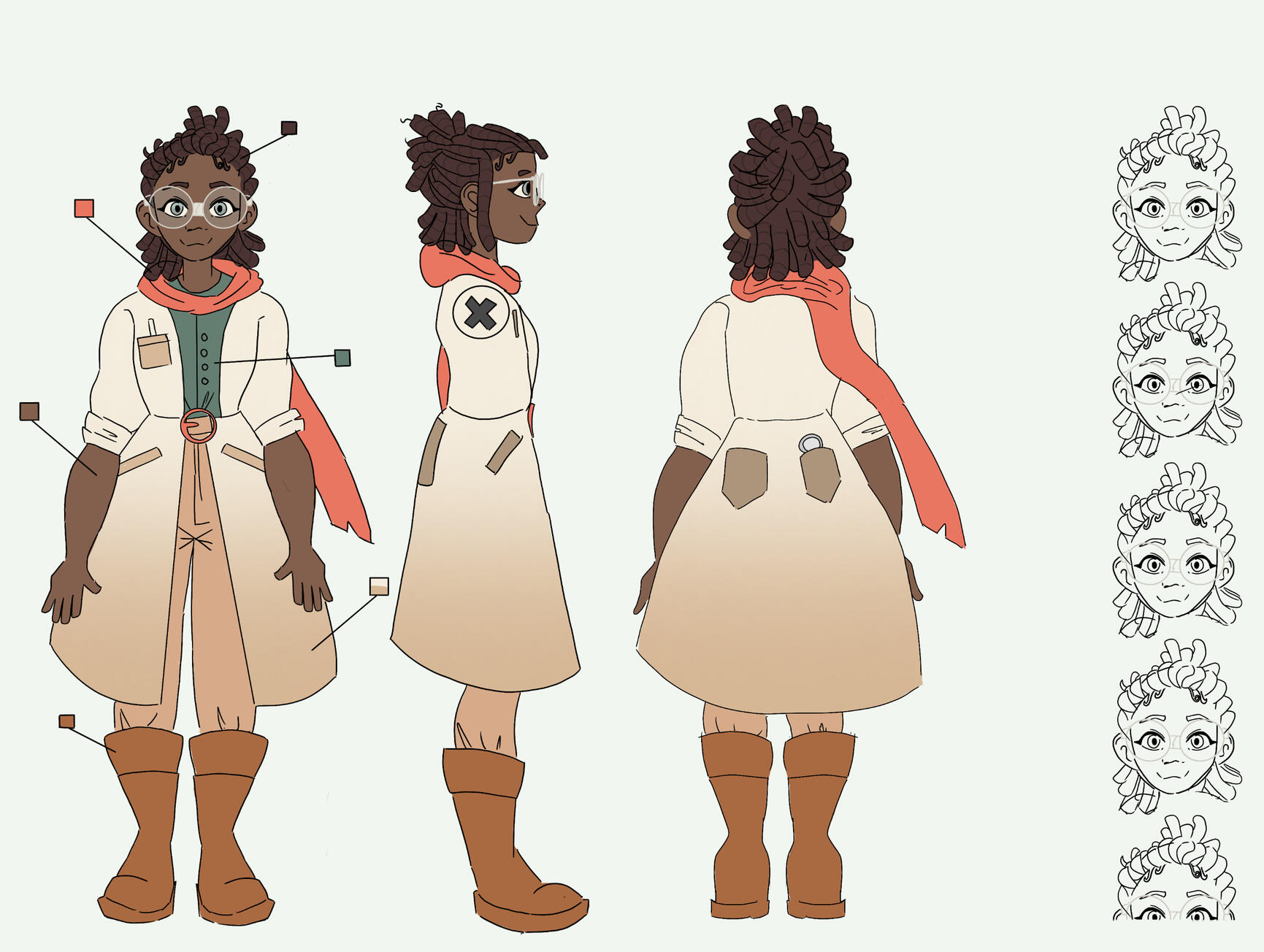 Rendered Character Sheet for 'RUNE'